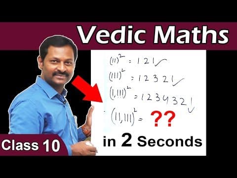 Vedic maths tricks - solve difficult maths in  seconds