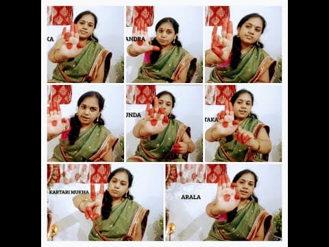 Kuchipudi classes episode - 31 - kuchipudi mudras(asamyuktha mudras) part - 1 - kuchipudi asamyuktha mudras