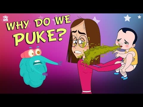 Why Do We Puke? | The Dr. Binocs Show | Best Learning Videos For Kids | Peekaboo Kidz