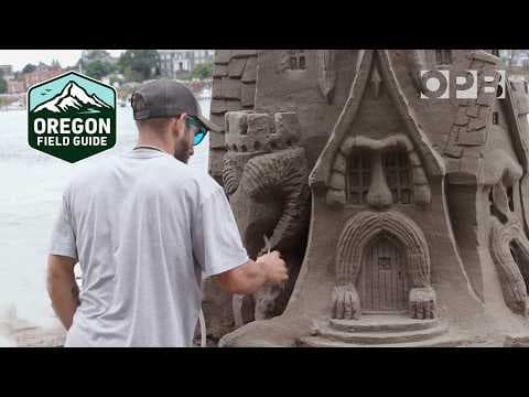 Epic sandcastles are here today, gone tomorrow | Oregon Field Guide - YouTube