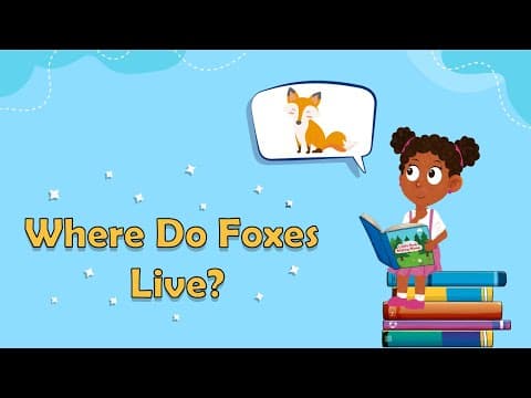 Where Do Foxes Live? - Facts About Foxes - Fun Facts About Animals - Fun Facts For Kids