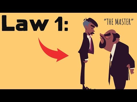 1 NEVER OUTSHINE THE MASTER | The 48 Laws of Power by Robert Greene (Animated)