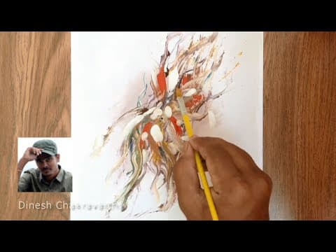 Abstract Painting Easy - Speed Painting | Abstract art | Oil painting 