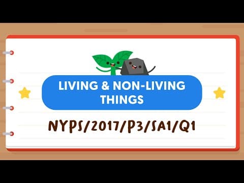 PSLE SCIENCE MADE SIMPLE EP83 | Living & Non-living Things | Facts About Living Things