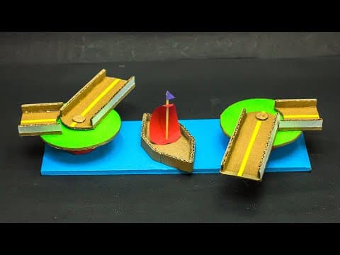Science Projects | Cardboard Swing Bridge