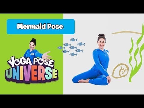 Mermaid Pose | Yoga Pose Universe