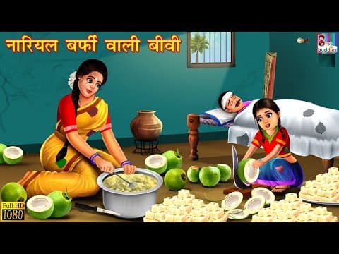 नारियल बर्फी वाली बीवी | Hindi Kahani | Moral Stories | Bedtime Stories | Hindi Kahaniya | Kahani