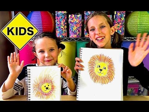 Sign Post Art with Sign Post Kids How to Draw a Lion