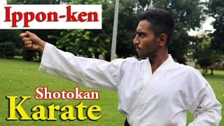 karate Ippon-ken and Nakadaka ippon-ken Training in Hindi | Nakadaka ippon-ken tutorial