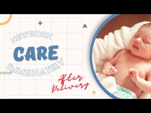 newborn baby care immediately after delivery-12 steps