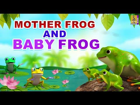 Mother Frog and Baby Frog | English Cartoon Song & Story | English Cartoon #english #cartoon