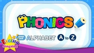 Phonics Alphabet - Letter A to Z - Upper Case (Capital letter) | Learn English for kids
