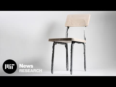 Printing furniture with liquid metal