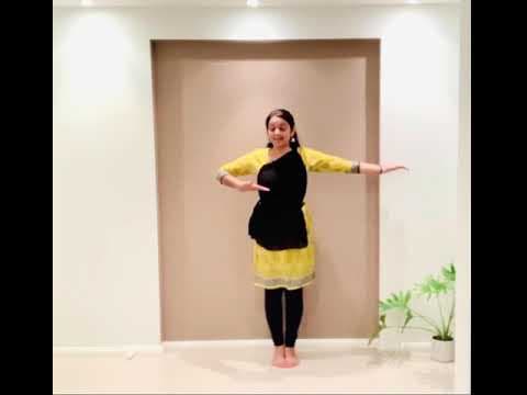 Bharatanatyam - lesson 8 - learn adavus or steps - sarukkal adavu 1 & 2