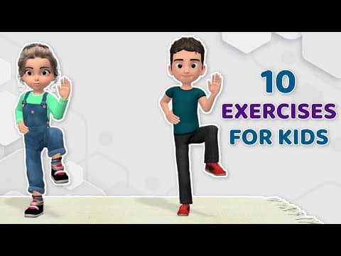 10 STANDING EXERCISES FOR KIDS
