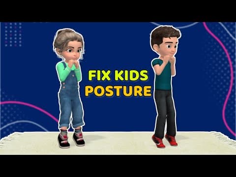 QUICK DAILY STRETCH TO FIX KIDS POSTURE | Kids Exercise