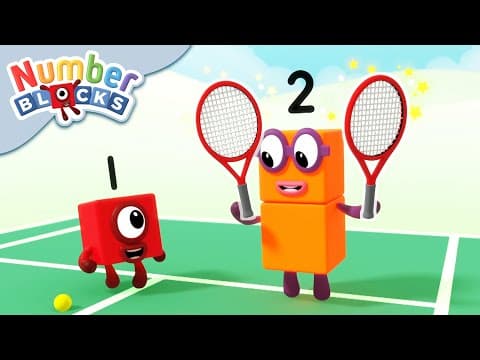 Playing Tennis with your Friend | Learn to Count