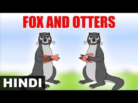 लोमड़ी और ऊद-The Fox and the Otters | Jataka Tales | Hindi Stories for Kids | Magicbox Hindi