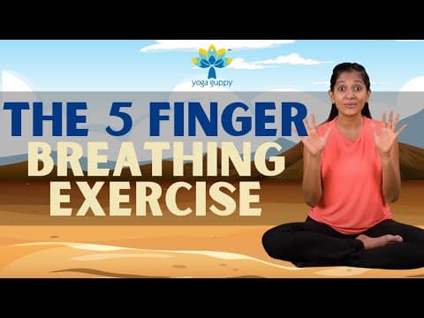 Five Finger Breathing | Fun Exercise to Improve Focus & Concentration for Kids | Yoga Guppy