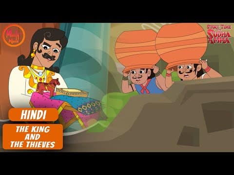 राजा और चोर | The King and the Thieves | 33 | Hindi Moral Story | Story Time with Sudha Amma