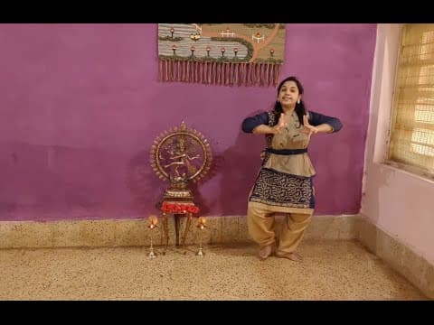 Kuchipudi classes episode - 27 - 4th half 8th step (digi digi) with variations