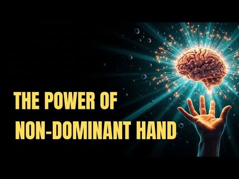 Using Your Non-Dominant Hand Rewires Your Brain for Intelligence | Neuroscience Explains