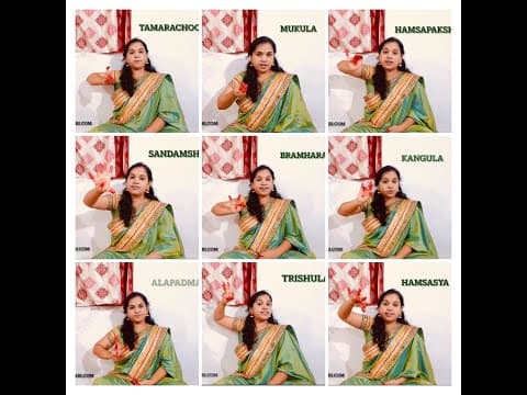 Kuchipudi classes online episode - 36 - kuchipudi mudras( asamyuktha hastas) part - 3