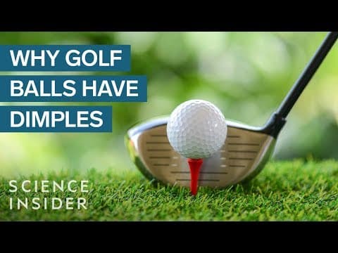 Science Of Why Golf Balls Have Dimples - YouTube