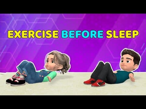 EVENING KIDS EXERCISE – Enjoy Restful Sleep!