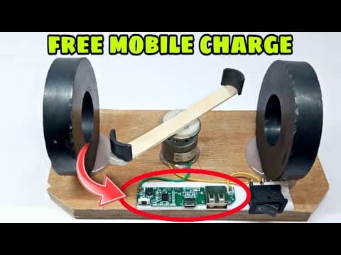 How to make free energy at home with dc motor / magnet generator