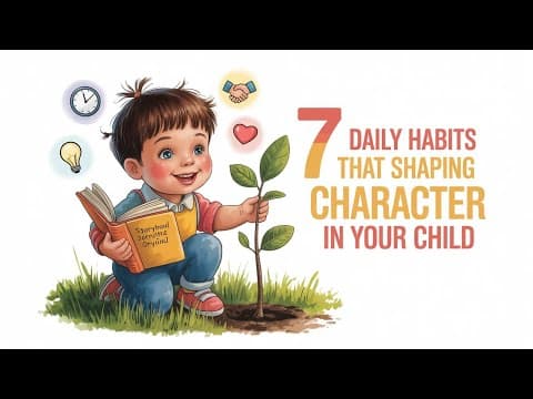 7 daily habits that shape strong character in your child