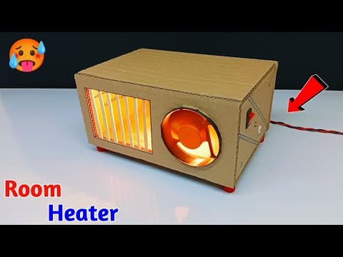 सबसे सस्ता Room Heater कैसे बनाएं घर पर || How To Make Room Heater Science Working Model Video
