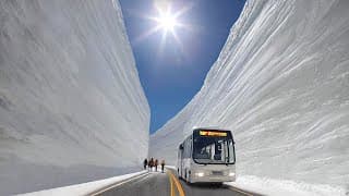 A visit to the Tateyama Snow Corridor in Japan Alps