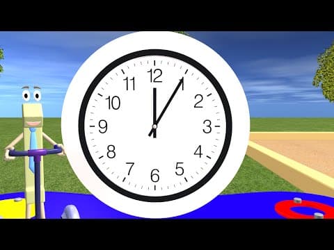 Telling Time For Children - Learning the Clock - YouTube