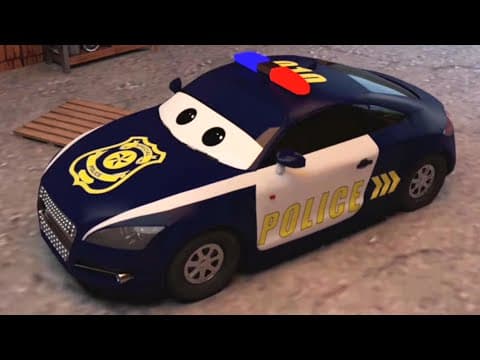 Police Car, Garage Videos For Kids