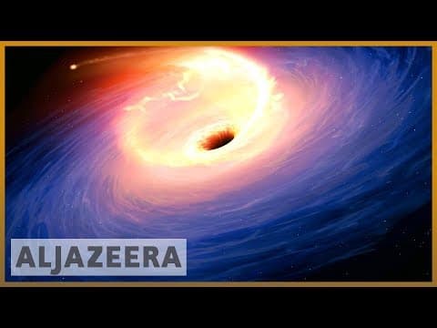 Astronomers capture first-ever image of a black hole | Al Jazeera English - YouTube