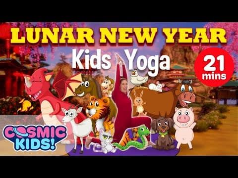 Lunar New Year Kids Yoga | A Cosmic Kids Yoga Adventure!