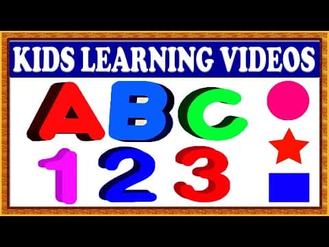 Kids learning videos - kids vocabulary words - preschool learning videos