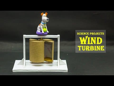 How to make a Wind Turbine | Science Projects