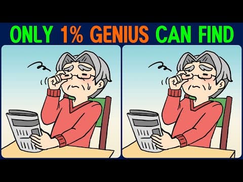 Puzzle / Find the Difference │ It's fun and healthy to improve concentration!