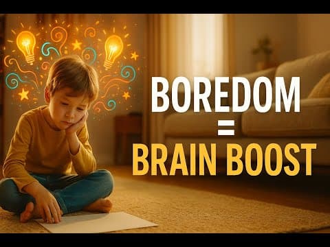 The Power of Boredom: Why Boredom Makes Kids More Creative