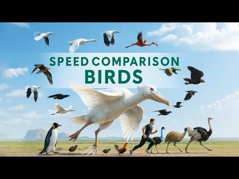 SPEED COMPARISON 3D | Birds