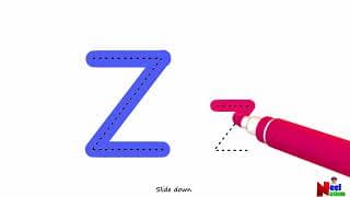 Writing the letter Z | Alphabet writing | Writing letter for Kids