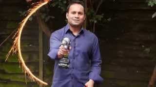 Circular Motion Demonstration with Sparkler