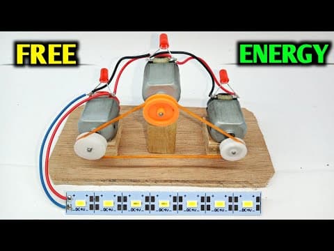 How to make free energy with two motors