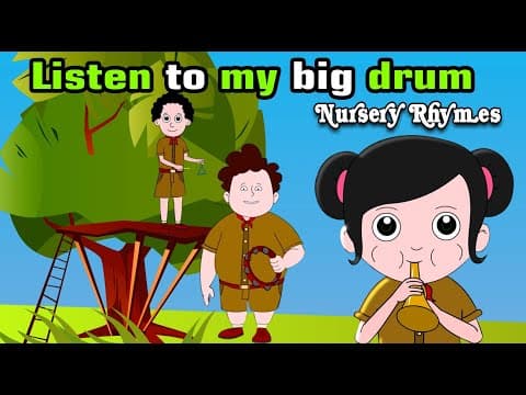Listen to My Big Drum/English Rhymes for kids/ kids song