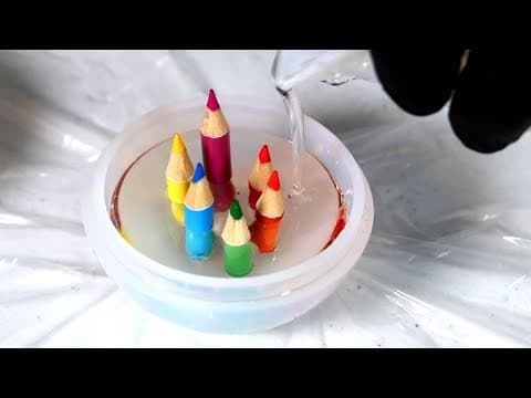 Resin Pencil Ball Easy To Make ~ Pencil Planet Science Project