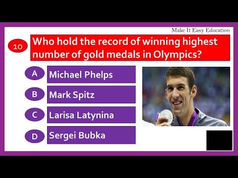SPORTS QUIZ || TEST 7 || SPORTS GENERAL KNOWLEDGE