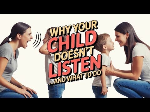 Why Your Child Doesn’t Listen and What to Do About It