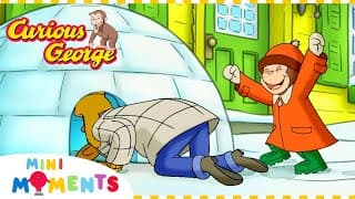 George Builds An Igloo Curious George  Christmas Special  Mini Moments